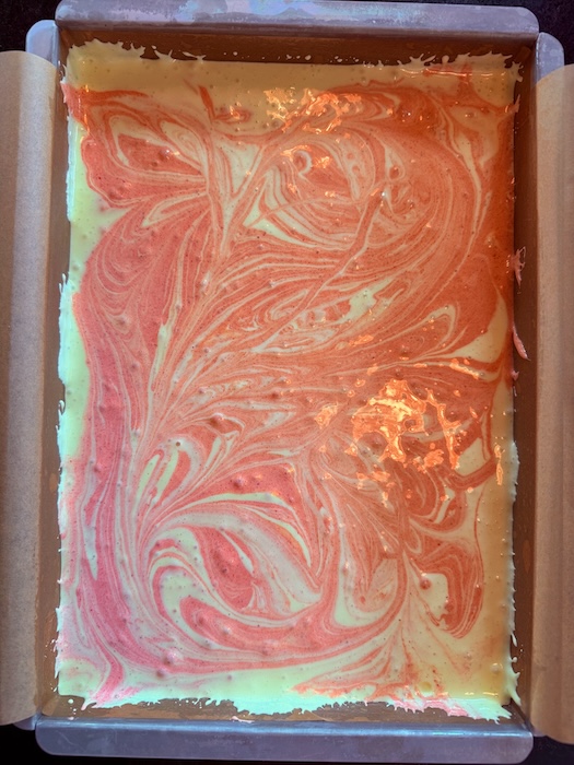 Marshmallows in the pan