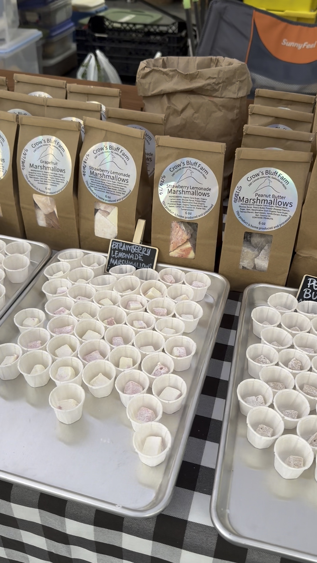 Marshmallow samples